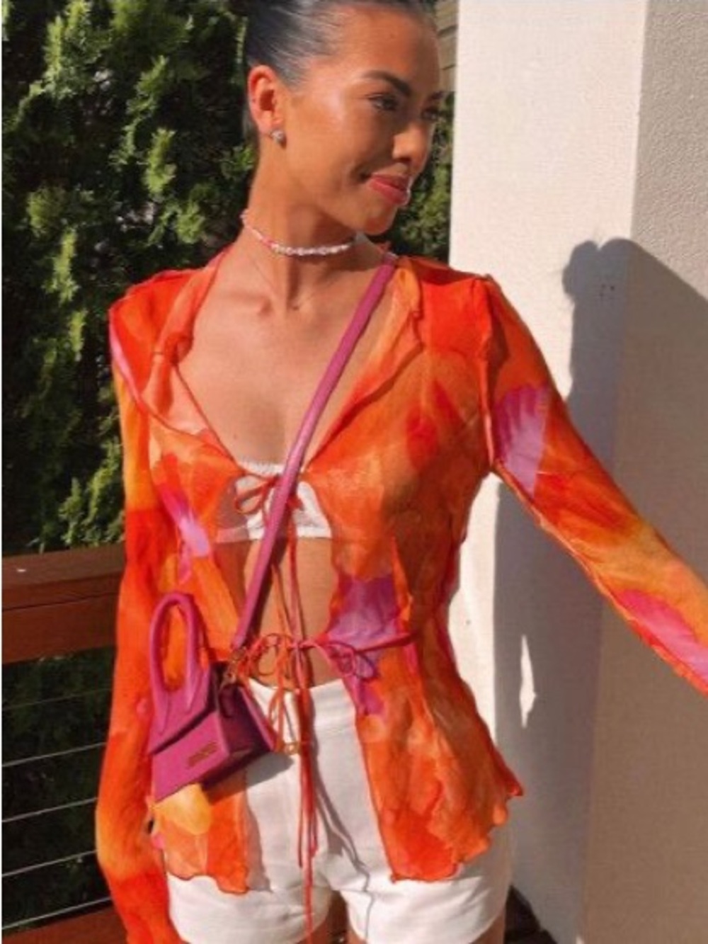 RAT & BOA, FIAMETTA blouse in dreamy sunset - Picture 5 of 11